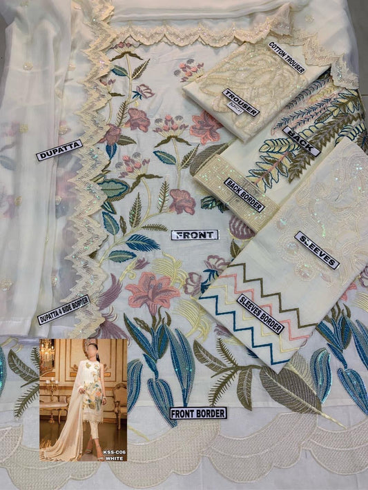 COIR SUMMER LAWN/CHIFFON PARTY WEAR KSSL-190