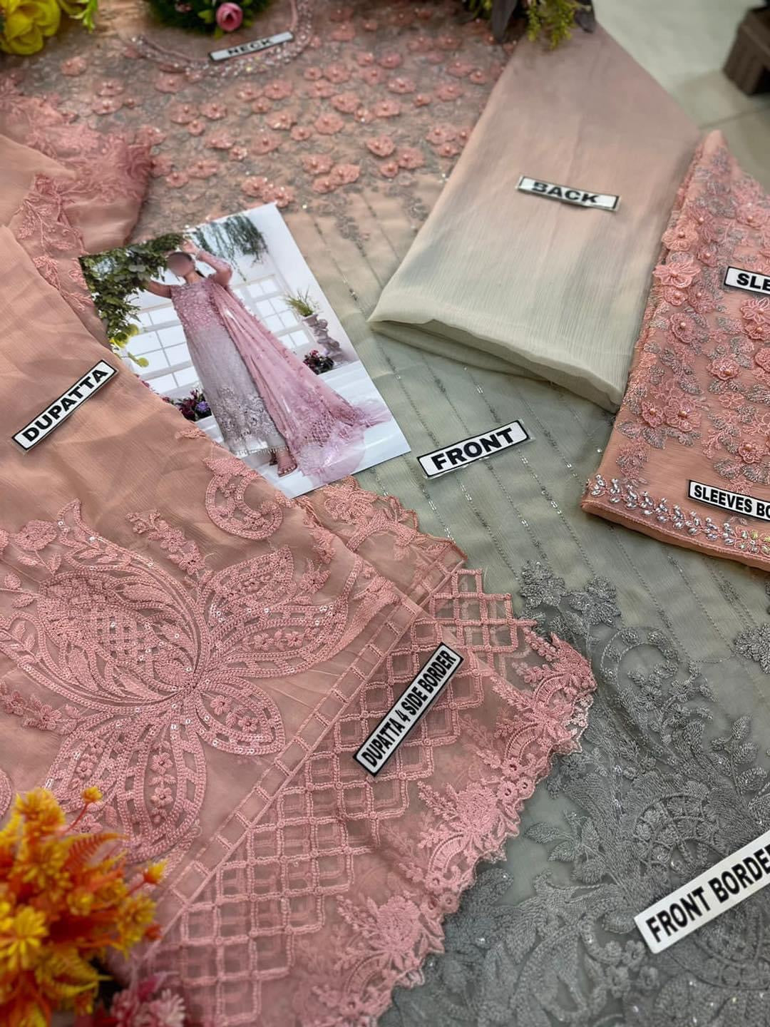 MARIA B CHIFFON PARTY WEAR KSS-128