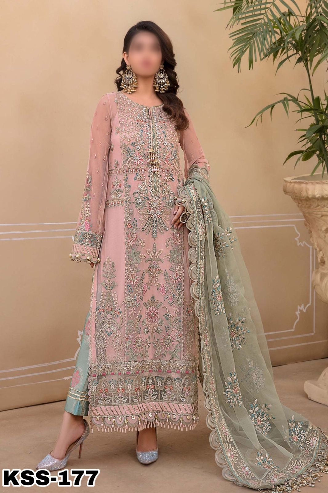 MARIA B ORGANZA WEDDING WEAR