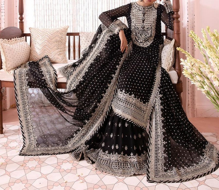 ASIM JOFA CHIFFON WEDDING WEAR hfv-4623