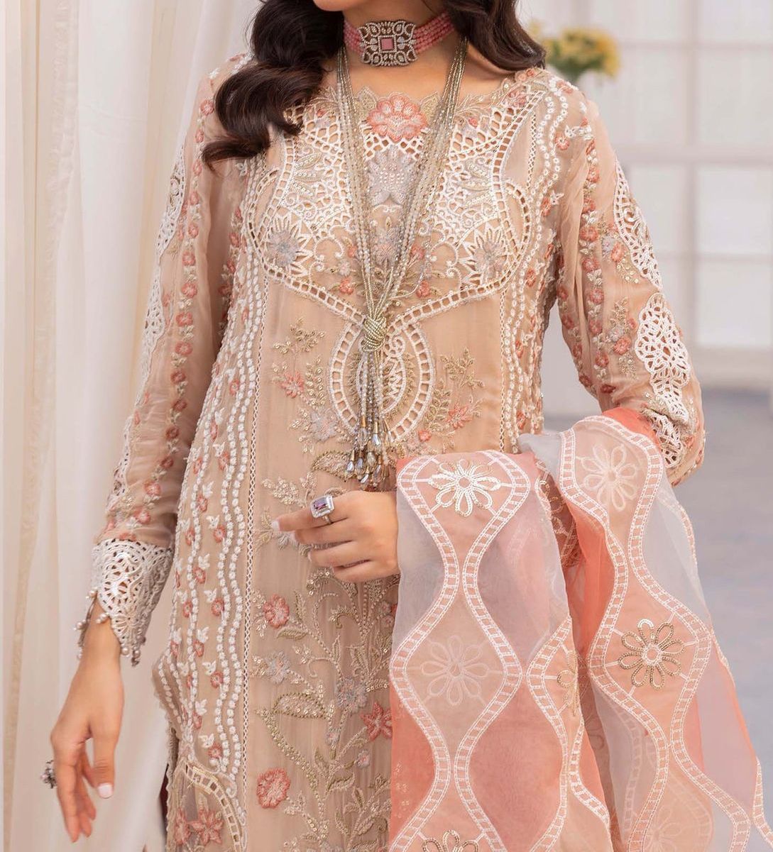 IMROZIA ORGANZA WEDDING WEAR hfv-4622
