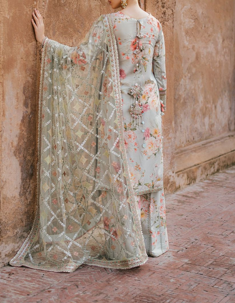JAZMINE LAWN/NET PARTY WEAR hfv-4614