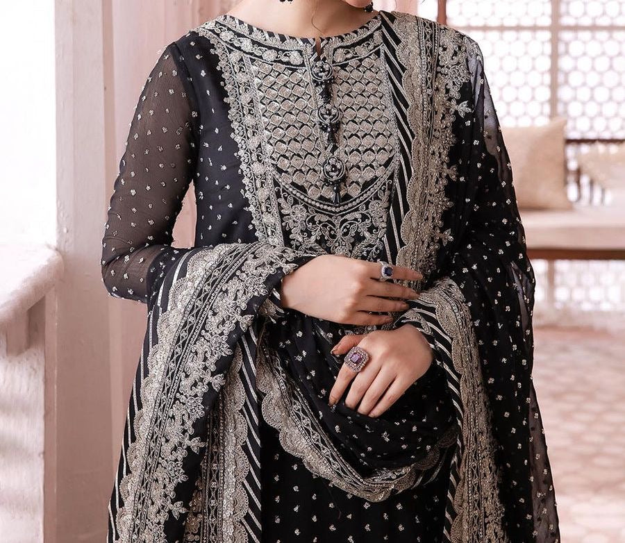 ASIM JOFA CHIFFON WEDDING WEAR hfv-4623