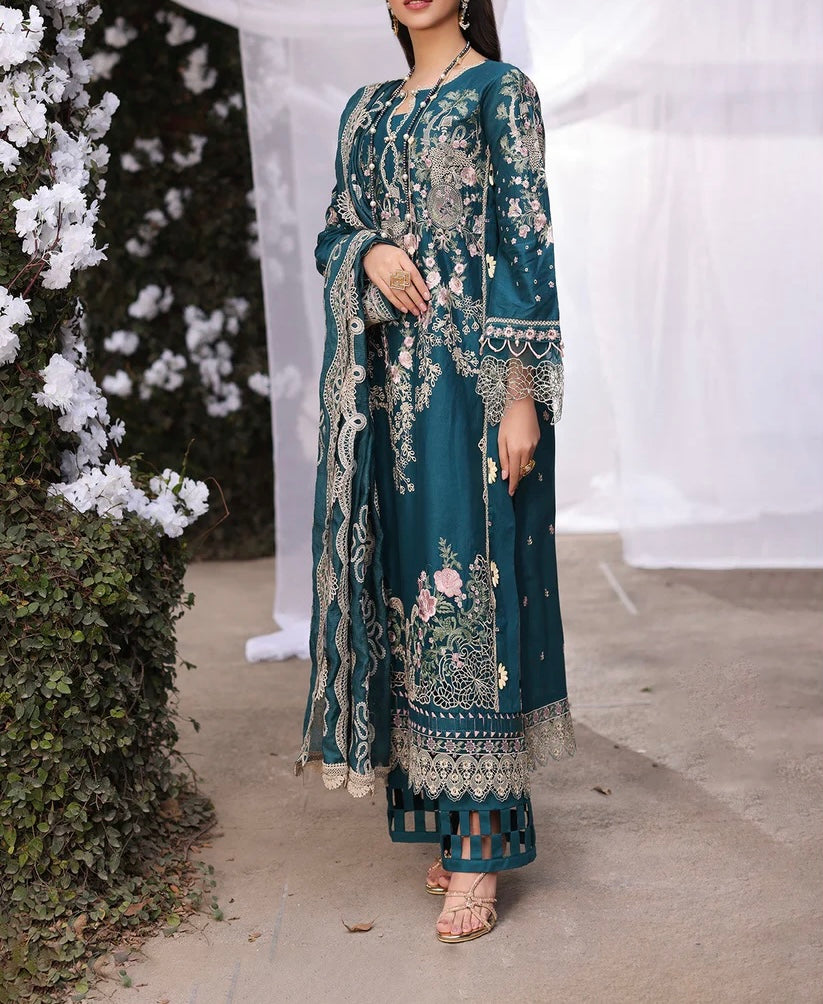Kahf Lawn/Cotton Net Wedding Wear 4638