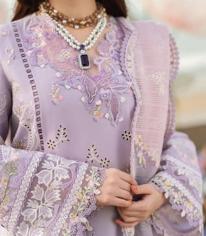 QALAMKAR LAWN/ORGANZA WEDDING WEAR hfv-4616