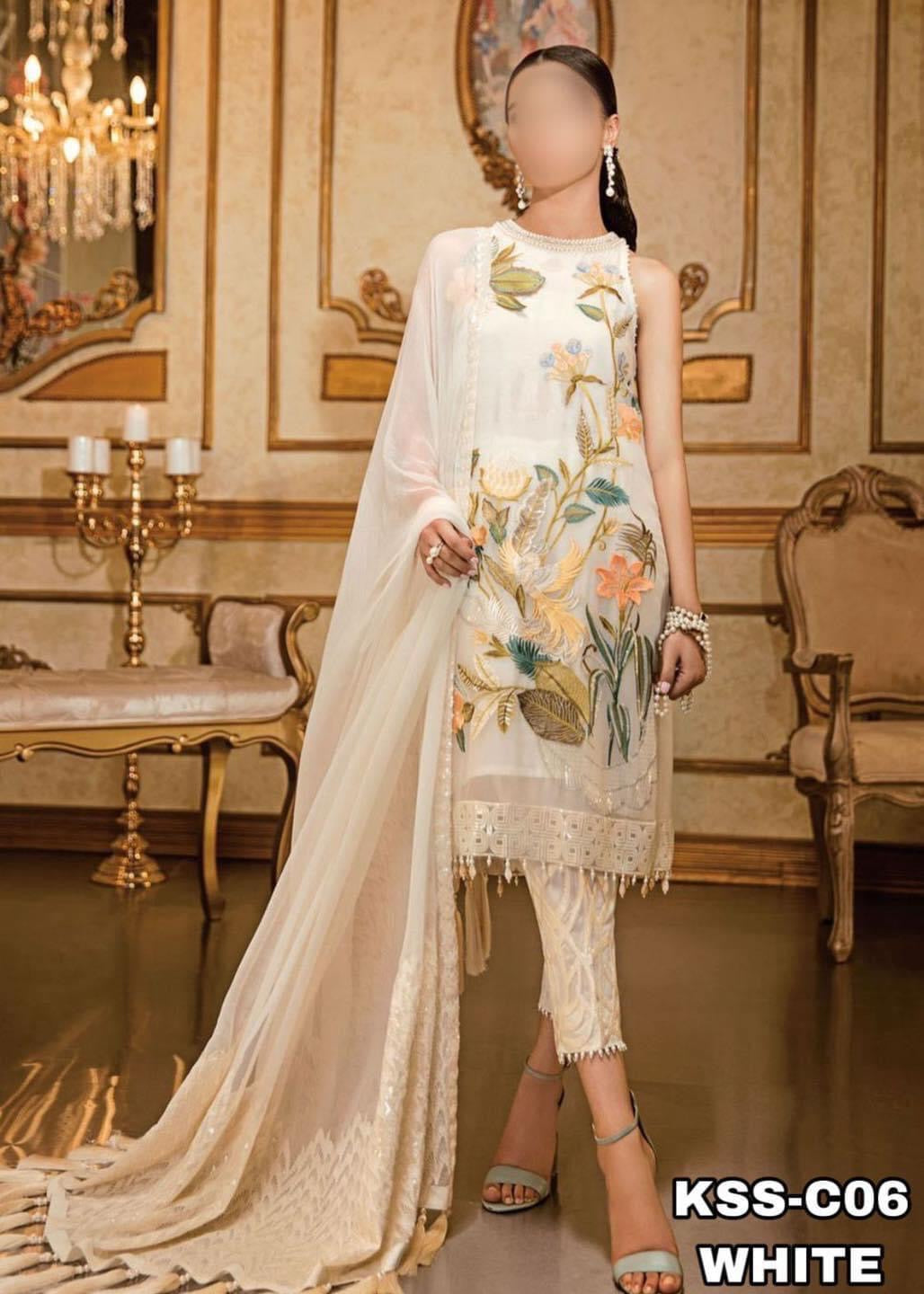 COIR SUMMER LAWN/CHIFFON PARTY WEAR KSSL-190