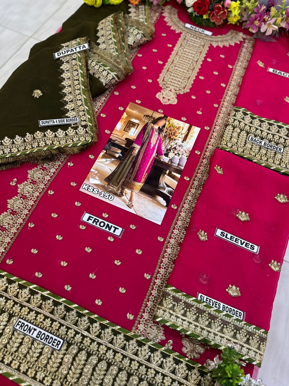 ASIM JOFA CHIFFON PARTY WEAR KSS-150