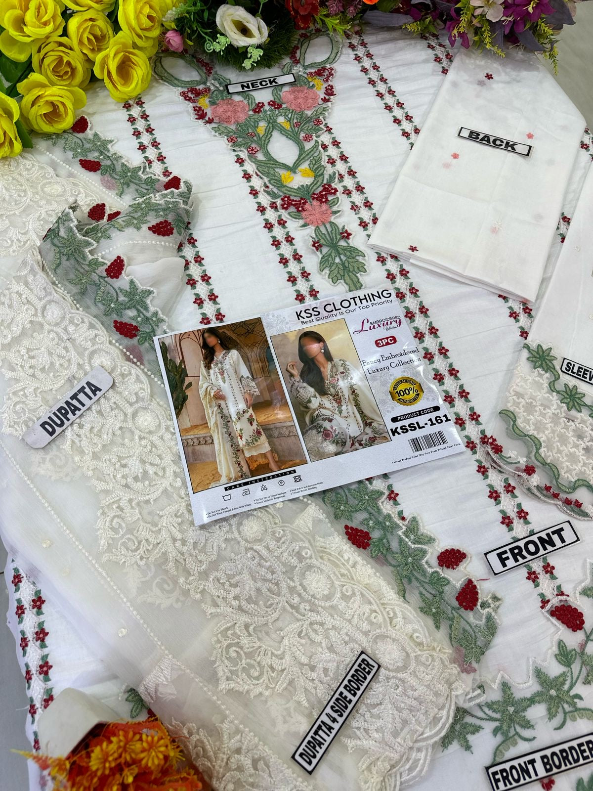 CRIMSON LAWN/CHIFFON PARTY WEAR KSSL-161