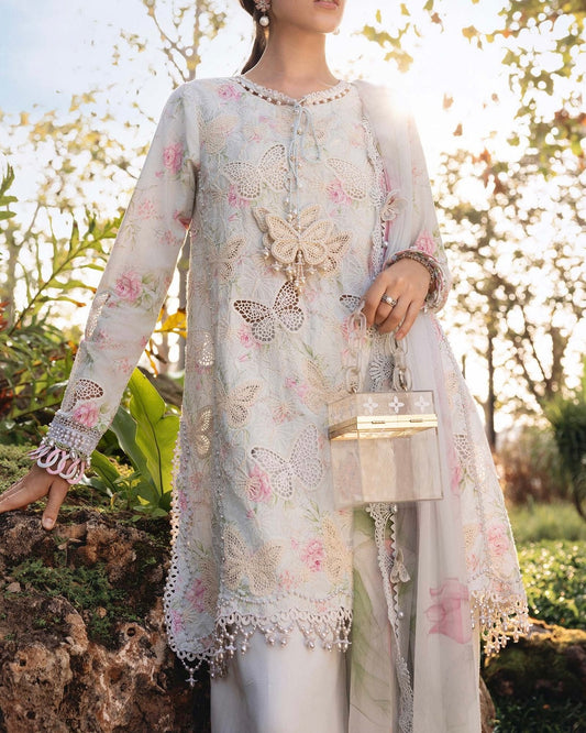Maria B Butterfly Lawn Wear hfv-4646
