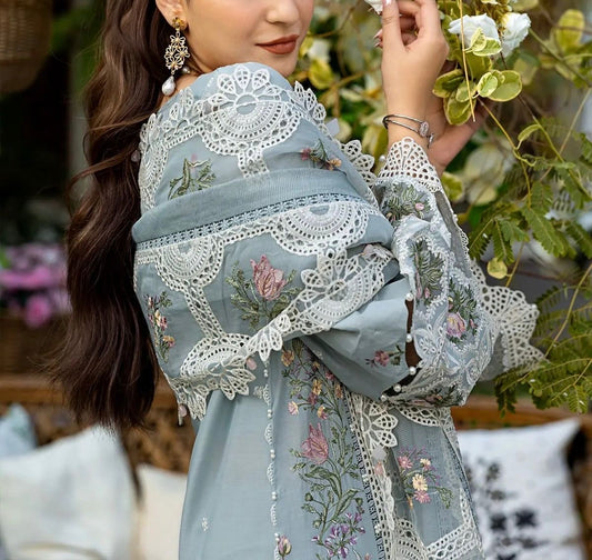 ELAF LAWN/KHAADI NET WEDDING WEAR 5288