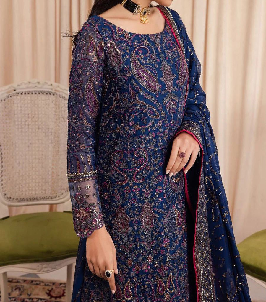 IZNIK LUXURY ORGANZA WEDDING WEAR HFV-4604