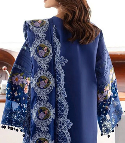 Parishay Chikankari Lawn/Cotton Net Wedding Wear 4636