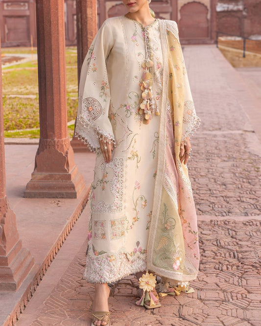 Crimson Lawn/Cotton Net Wedding Wear 5448