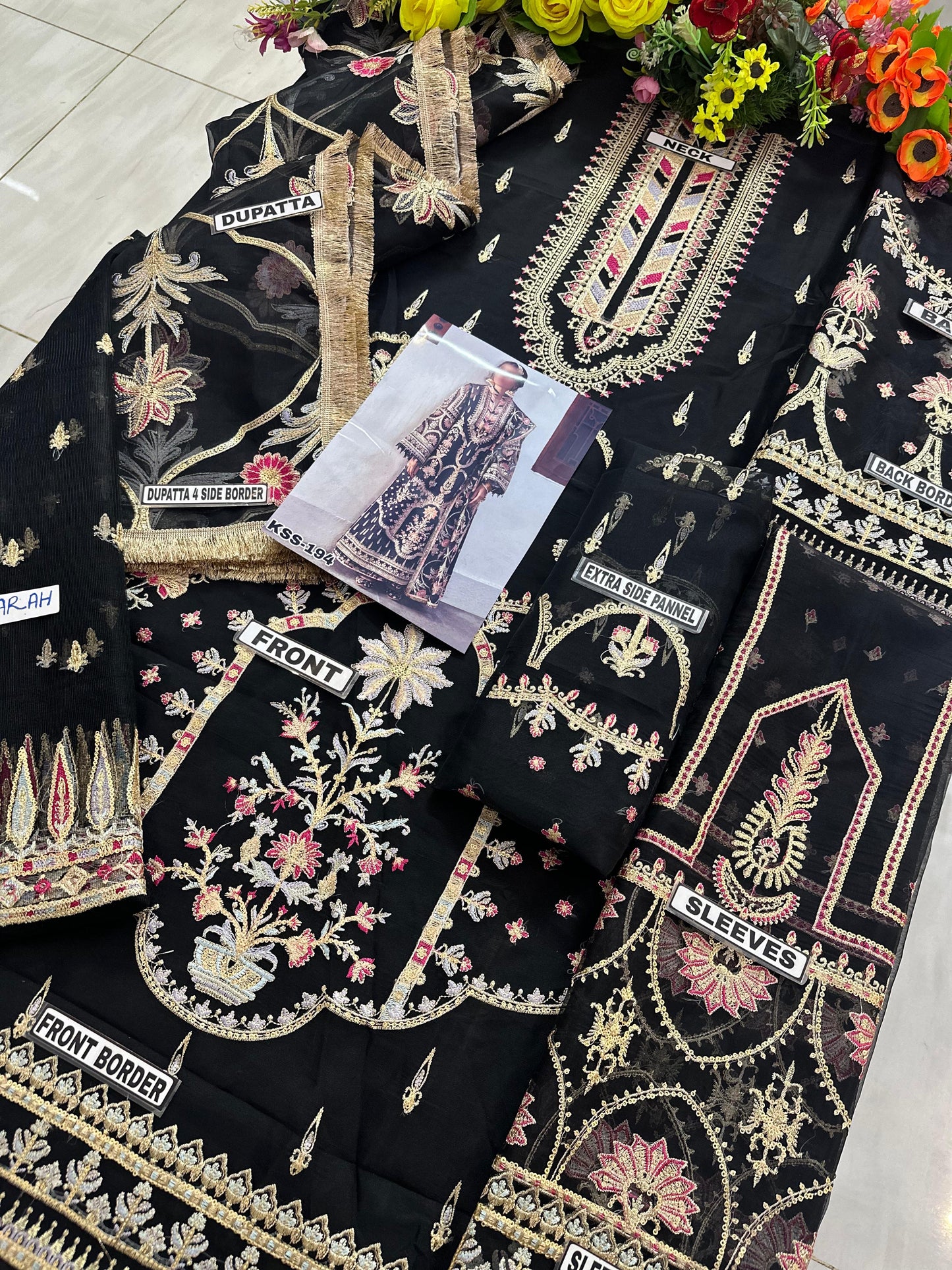 ZARLISH ORGANZA/NET WEDDING WEAR KSS-194