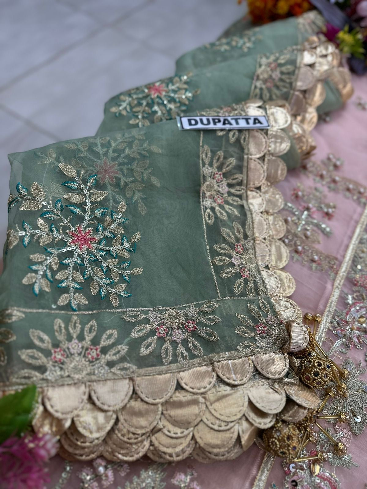 MARIA B ORGANZA WEDDING WEAR
