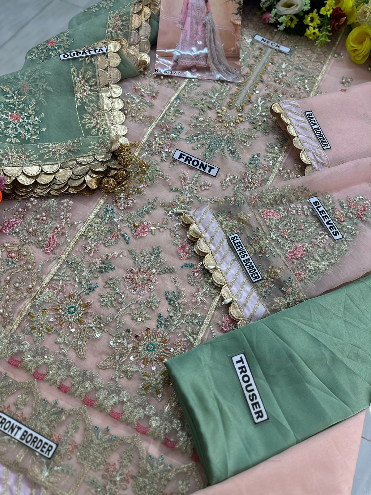 MARIA B ORGANZA WEDDING WEAR KSS-177