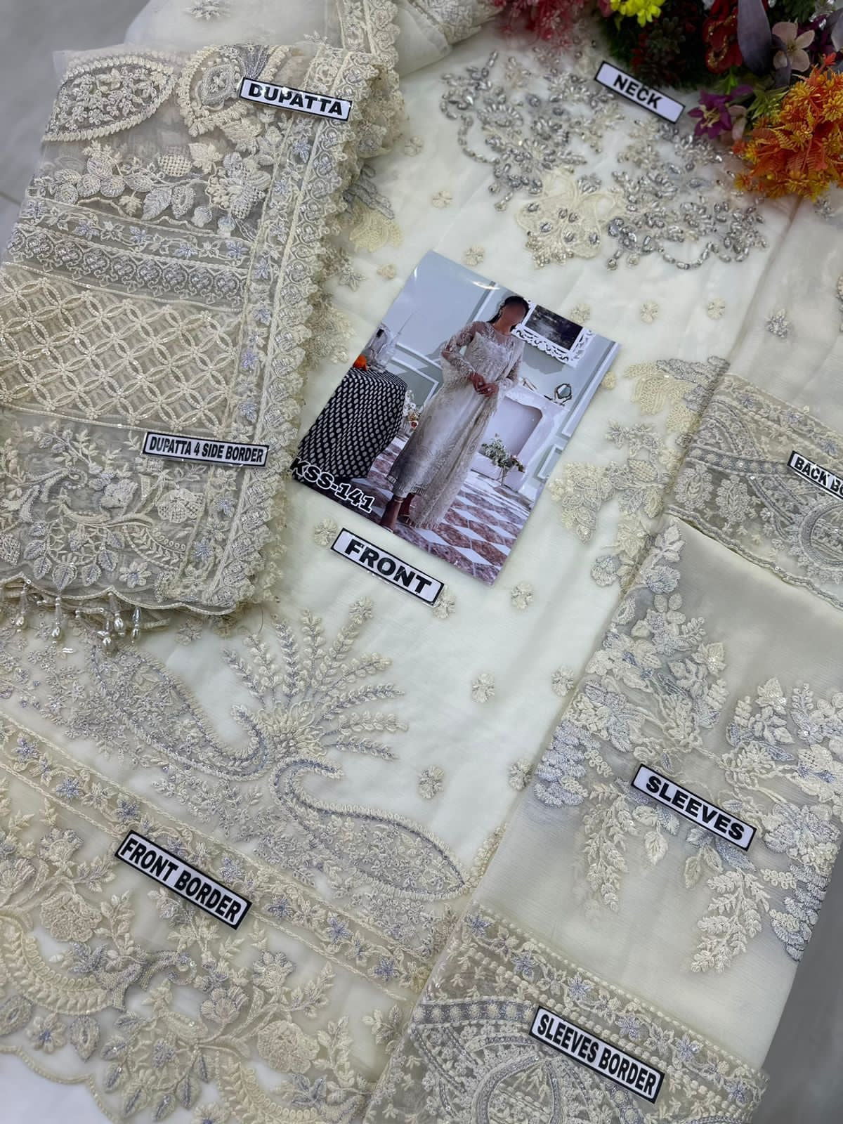 IMROZIA CHIFFON/ORGANZA WEDDING WEAR KSS-141