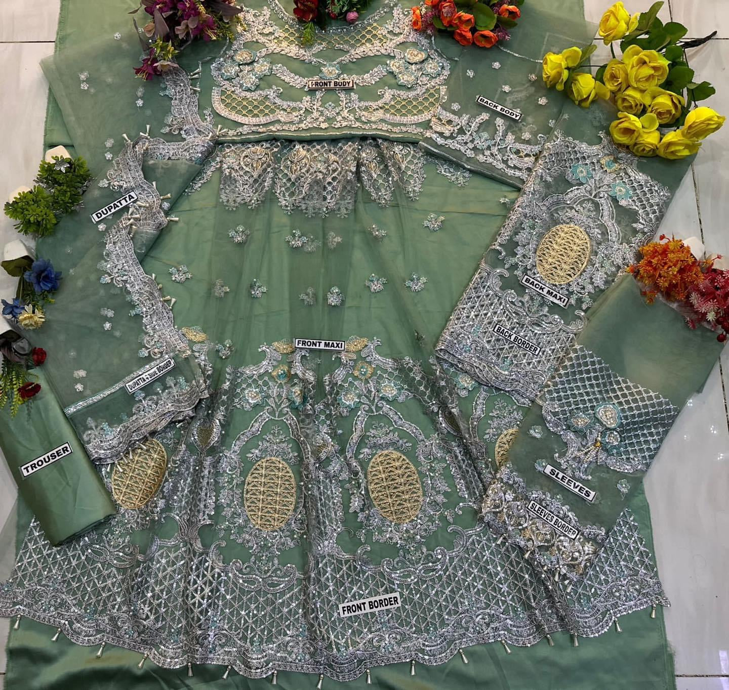 MARIA B NET MAXI BRIDAL WEAR KSS-186