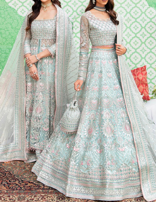 Imrozia Net Maxi Bridal Wear 5315