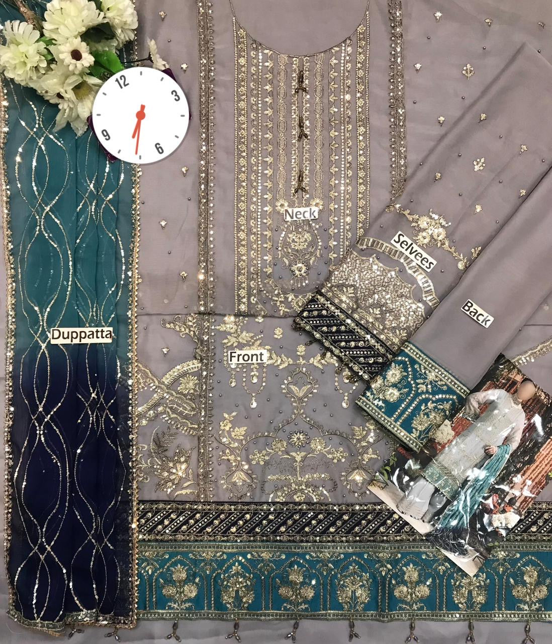 ADAN LIBAS CHIFFON PARTY WEAR hfv-4624
