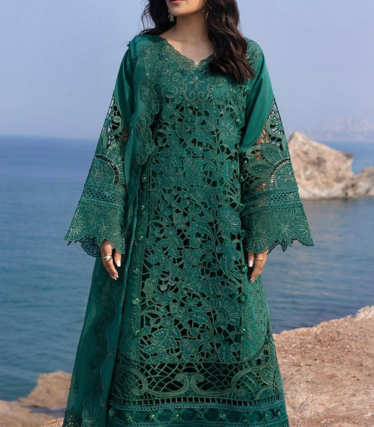 Mahnur Lawn/Chiffon Party Wear 4648
