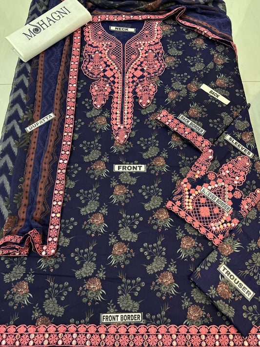 Mohagni Lawn Wear 5439
