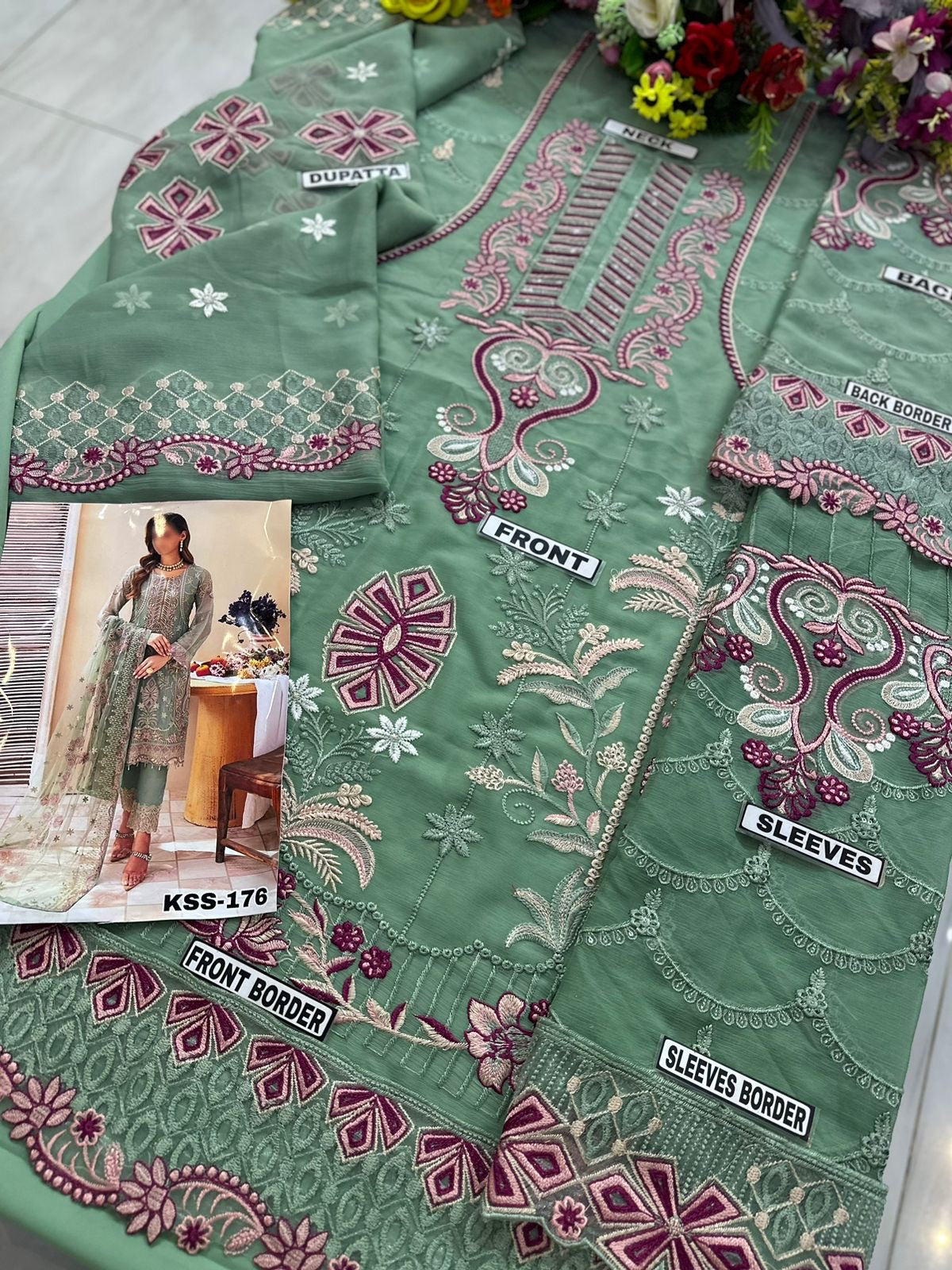 RAMSHA CHIFFON PARTY WEAR KSS-176