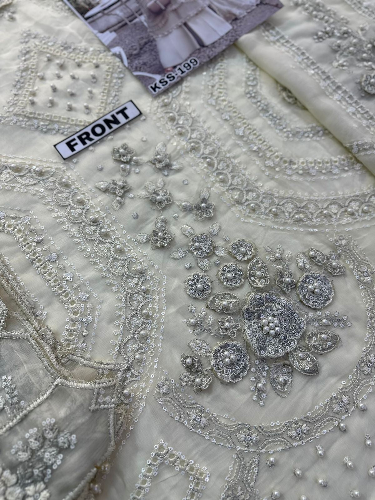 MARIA B CHIFFON WEDDING WEAR KSS-199