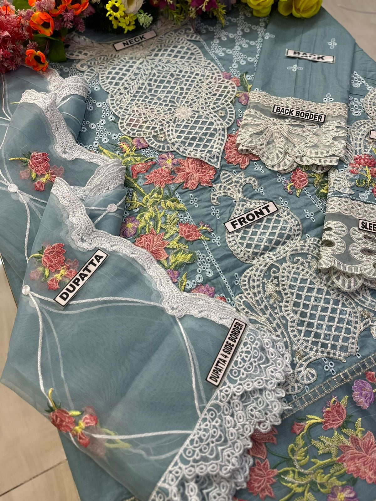 ADAN LIBAS LAWN/ORGANZA PARTY WEAR KSSL-217