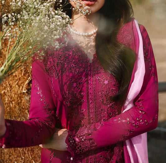 Azure Lawn/Khaadi Net Party Wear 5452