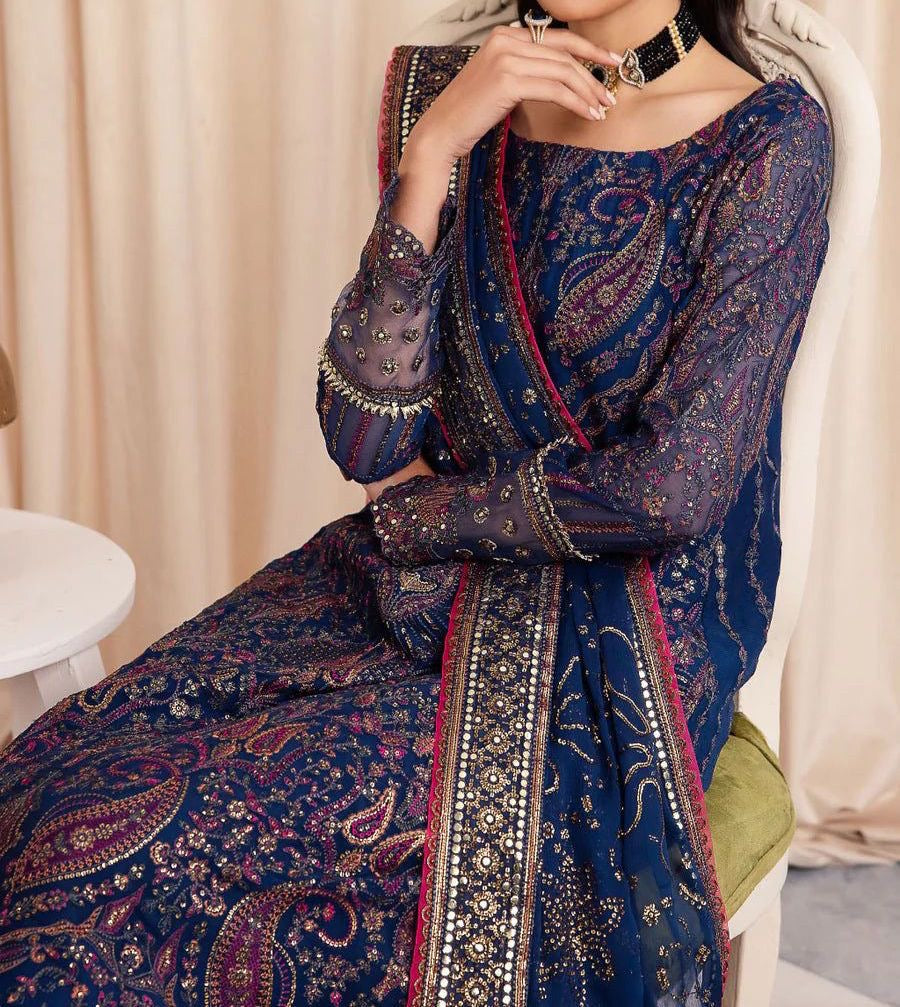 IZNIK LUXURY ORGANZA WEDDING WEAR HFV-4604