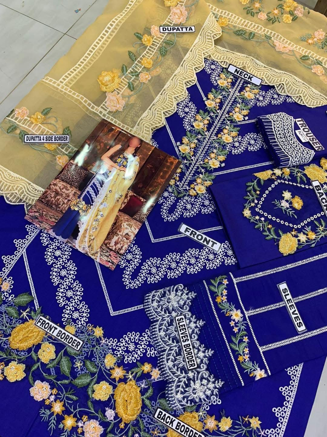 CRIMSON LAWN/ORGANZA PARTY WEAR KSSL-173