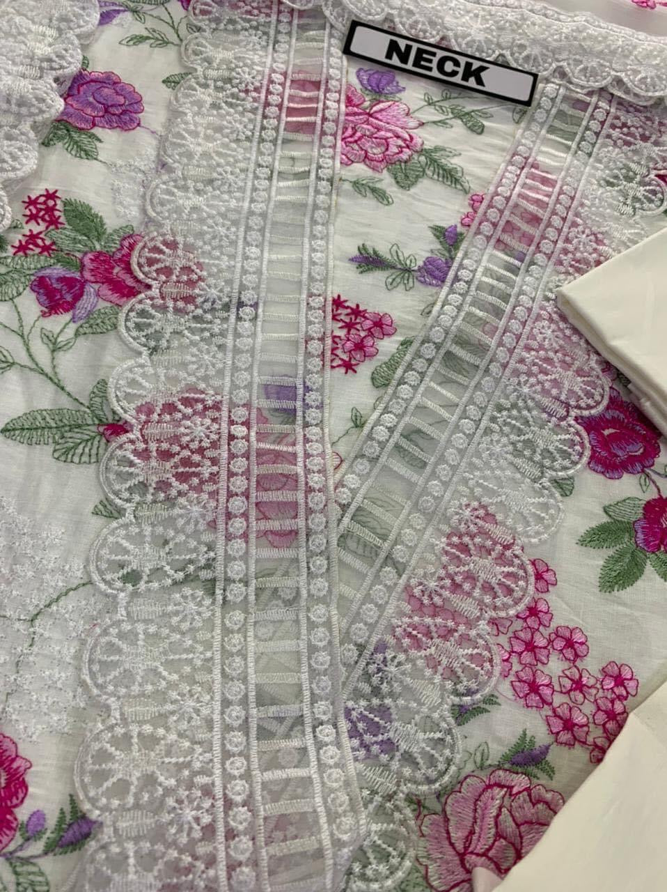 BAREEZE SUMMER LAWN WITH CHIFFON DUPATTA PARTY WEAR 2023 - H FASHION VILLAS