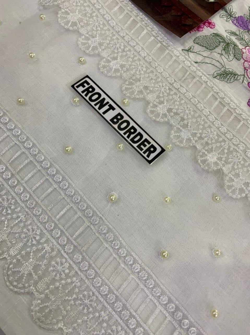 BAREEZE SUMMER LAWN WITH CHIFFON DUPATTA PARTY WEAR 2023 - H FASHION VILLAS