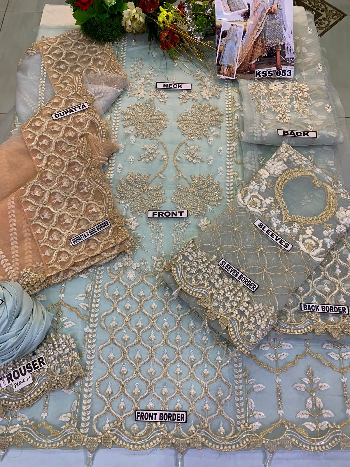 AGHA NOOR ORGANZA/NET PARTY WEAR - H FASHION VILLAS