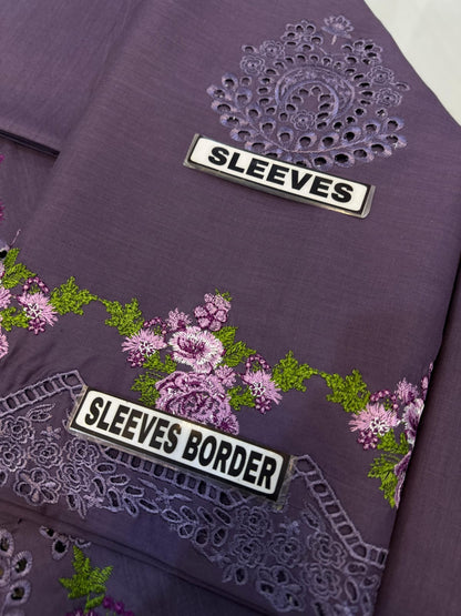 JADE CHIKANKARI LAWN/DIAMOND DIGITAL ORGANZA 5418