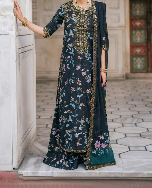 IZNIK LAWN/SILK PARTY WEAR hfv-4629