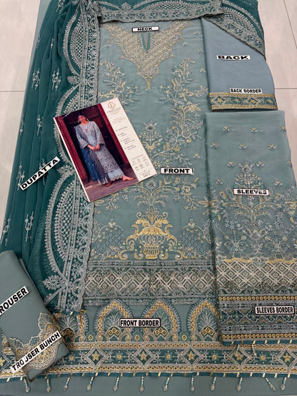 Nameera By Farooq Chiffon Wedding Wear 5471