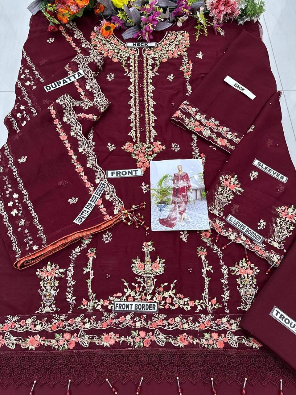 Husn-e-Suroshi Chiffon Party Wear SR-02