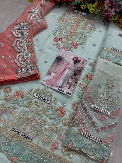 MUSHQ ORGANZA/NET PARTY WEAR