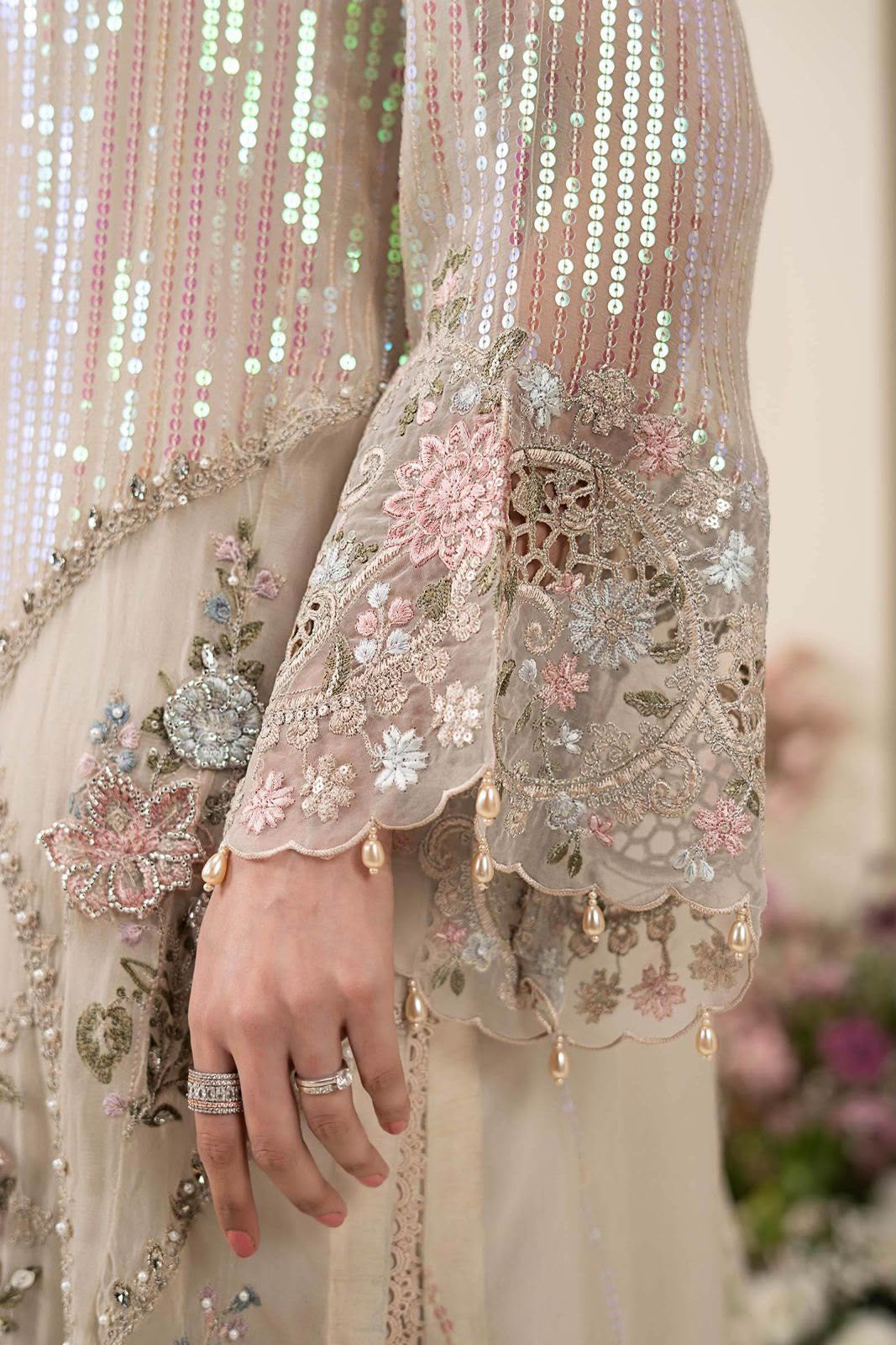 Maria B Chiffon/Silk Wedding Wear 5467