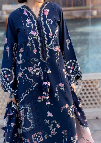 Crimson Lawn/Cotton Net Party Wear 5449