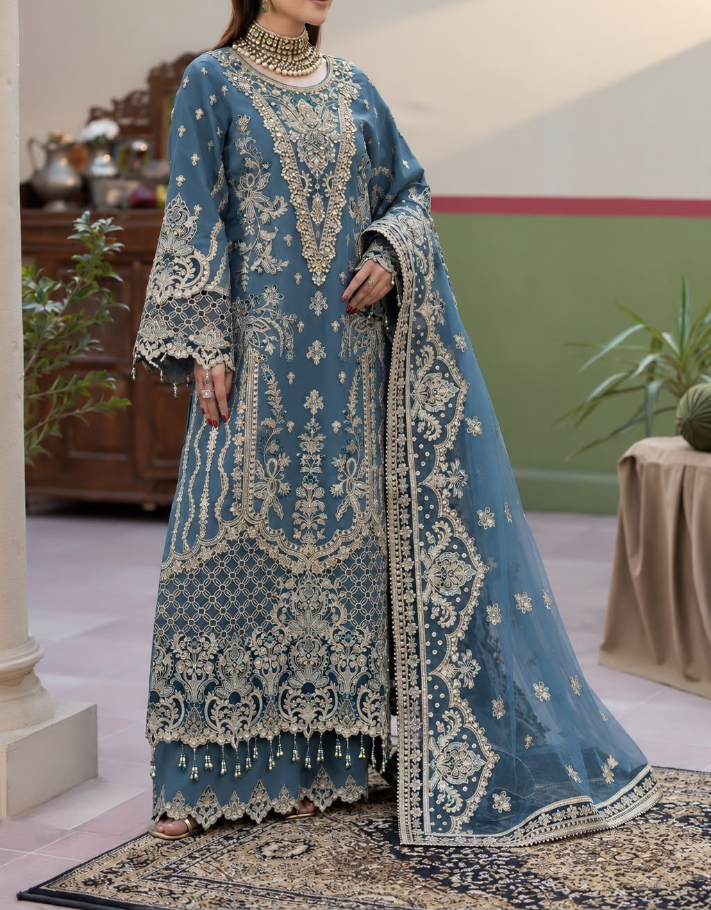 Imrozia Organza/Net Wedding Wear 5502