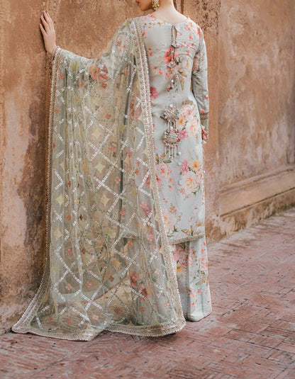 JAZMINE LAWN/NET PARTY WEAR hfv-4614