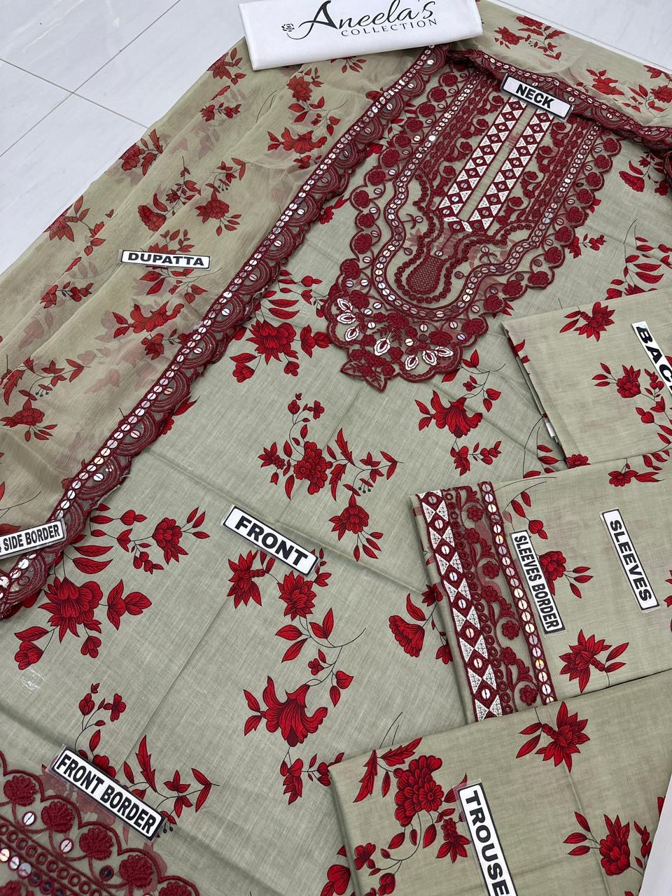 ANEELAS LAWN WEAR 5388