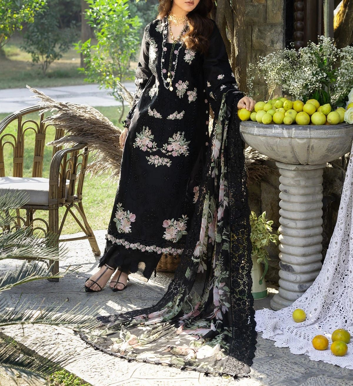 Elaf Lawn/Silk Wedding Wear 5447