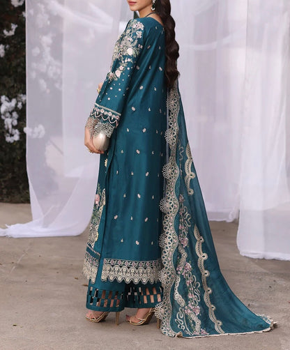 Kahf Lawn/Cotton Net Wedding Wear 4638
