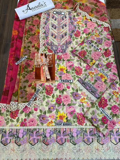 ANEELAS LAWN WEAR 5409