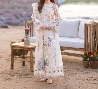 QALAMKAR LAWN/ORGANZA PARTY WEAR 5375