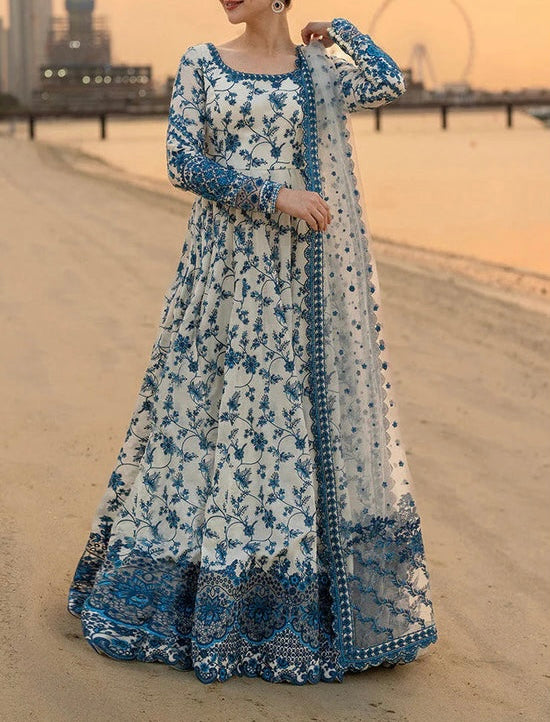 Faiza Saqlain Lawn Maxi hfv-4650